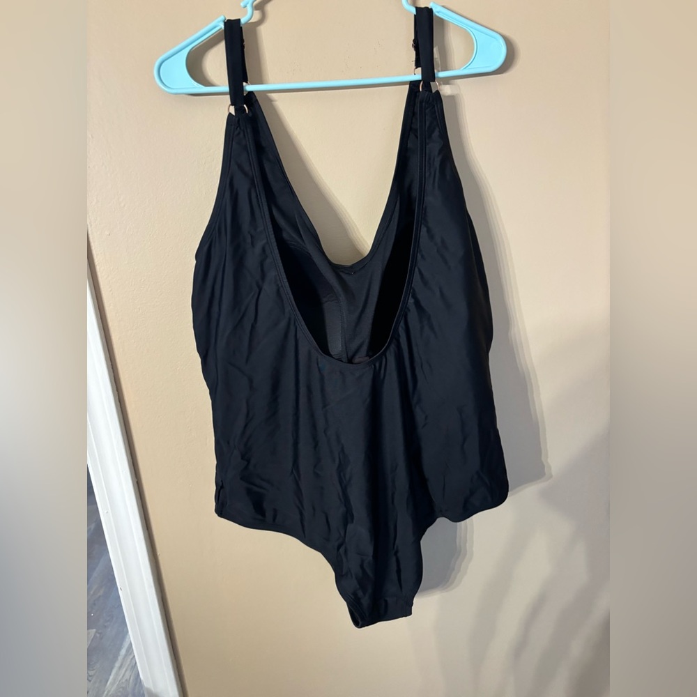 LYSA plus size women’s one piece swimwear 1X (18w-20w) - Picture 5 of 9